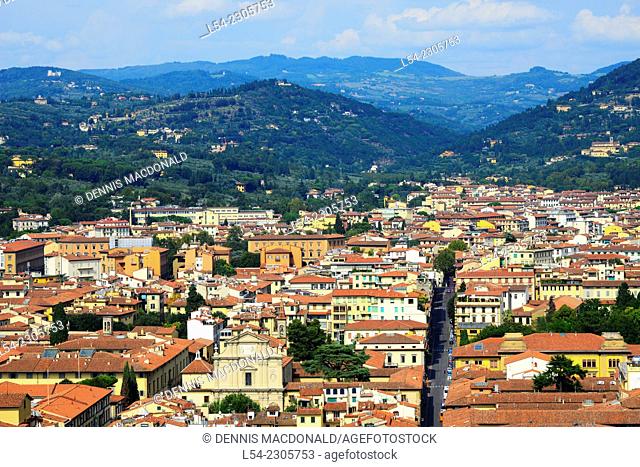 View of Florence Italy IT Renaissance EU Europe Tuscany