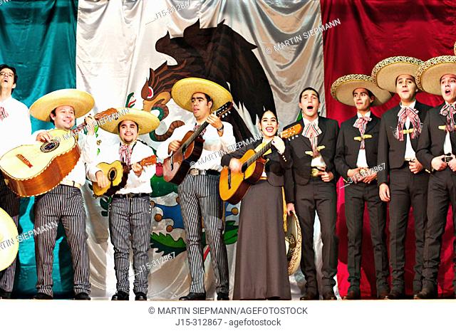 Choir of the university of Mexico City - performance in Geretsried, Germany