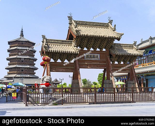 The Yingxian Wooden Pagoda was built in 1056 and is the World's oldest and tallest wooden Buddhist Pagoda. Located in Yingxian County, the pagoda stands 66