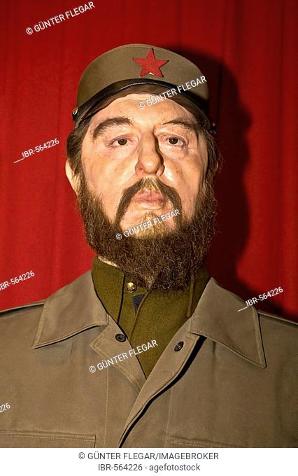 Fidel Alejandro Castro Ruz as a wax figure Wax museum of Prague Czechia