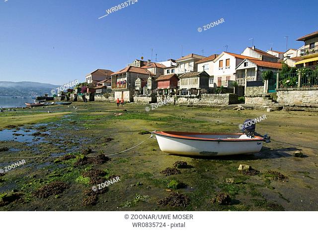 medieval fishing village, Spain