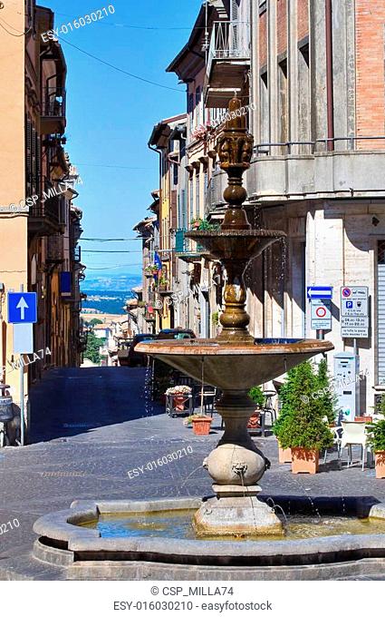 Alleyway. Montefiascone. Lazio. Italy
