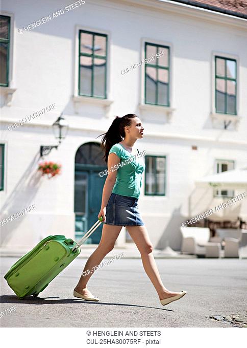 Woman travelling