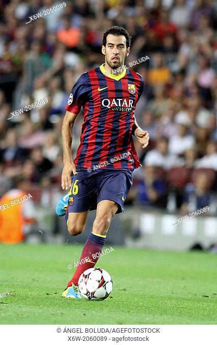 FC Barcelona. Sergio Busquets in action