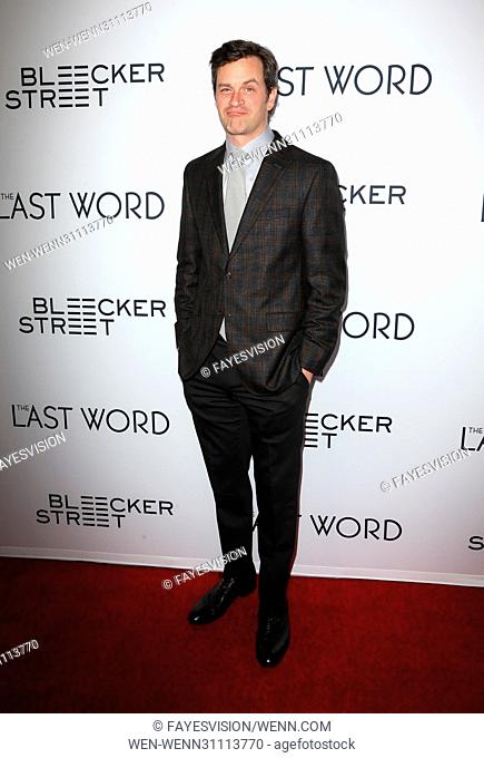 Film Premiere of Bleecker Street Media's 'The Last Word' - Arrivals Featuring: Tom Everett Scott Where: Hollywood, California