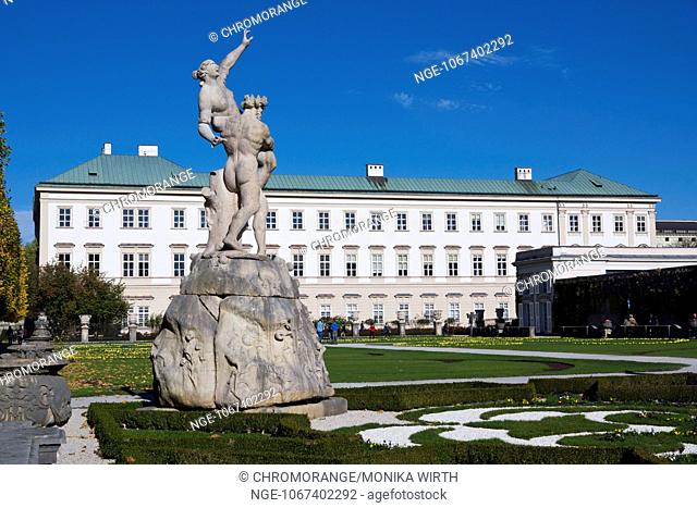Mirabell Palace and Mirabell Gardens, Salzburg, Salzburger Land, Austria, Europe