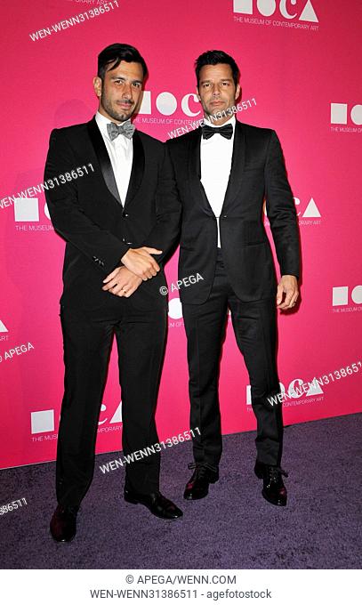 2017 Museum of Contemporary Art Gala (MOCA) - Arrivals Featuring: Jwan Yosef, Ricky Martin Where: Los Angeles, California