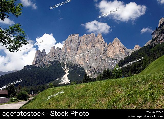 Rosengarten; Gebirgsstock; Dolomiten, Landschaft - ITA, Italien, -