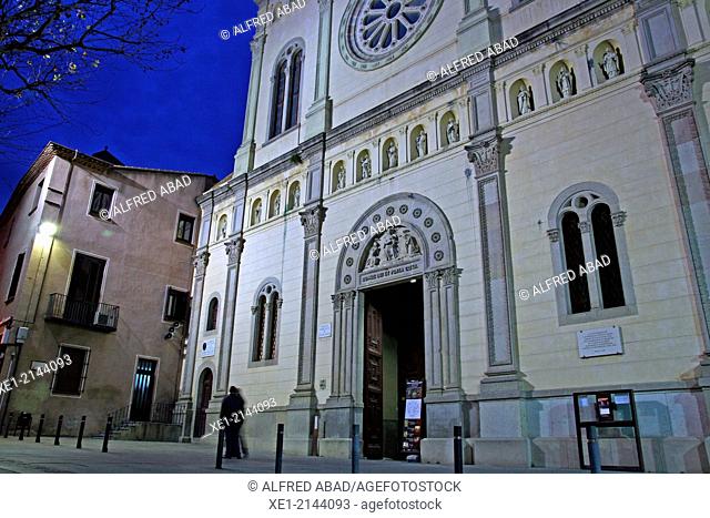 Basilica of Santa Maria, XVIIIth century, arch. Ercole Turelli, Mataro, Catalonia, Spain