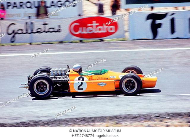 McLaren Ford, Bruce McLaren 1968 Dutch Grand Prix. Creator: Unknown