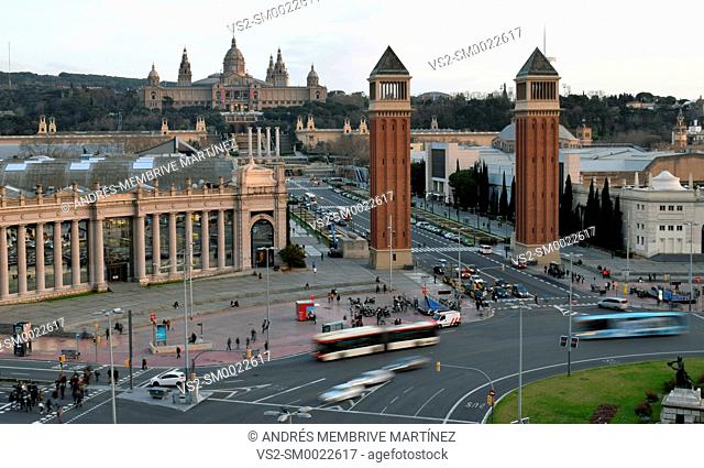 Plaza de España, Barcelona, Catalonia, Spain