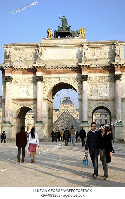 Arc de Triomphe du Carrousel, Paris, France