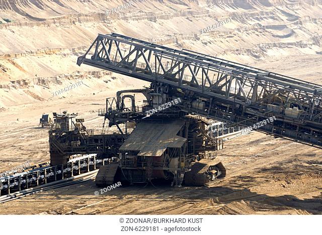Brown coal mining Hambach, Germany