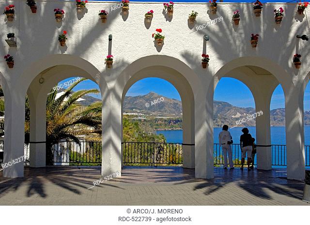 Balcon de Europa (Balcony of Europe), Nerja, Costa del Sol, Malaga province, Andalusia, Spain