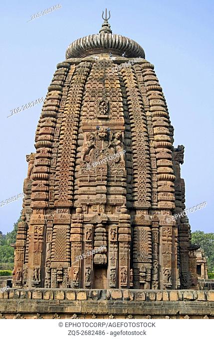 Orissa Bhubaneshwar - Muktesvara Temple- Main shikara of the deul from Eastern Side