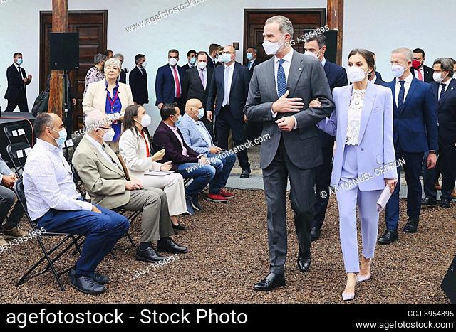 King Felipe VI of Spain, Queen Letizia of Spain visit La Palma for the Act of Homage to the Exemplary People of La Palma