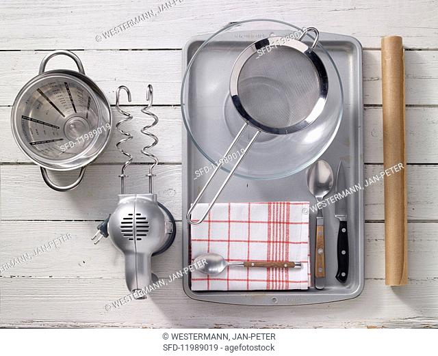 Kitchen utensils for making bread