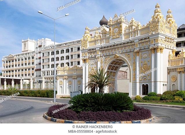Turkey, Antalya, hotel of Mardan Palace in Aksu at the eastern end of the Lara-Beach