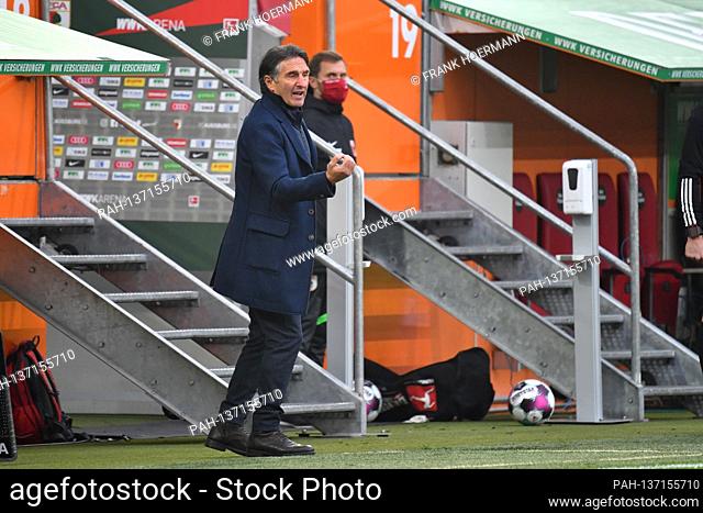 coach Bruno LABBADIA (B), gesture, gesture, gesticulating, watching the game, Soccer 1. Bundesliga season 2020/2021, 7th matchday, matchday07