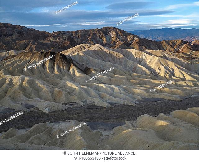 Zabriskie Point, Death Valley National Park, California, USA .October 2015 | usage worldwide. - /California/United States of America