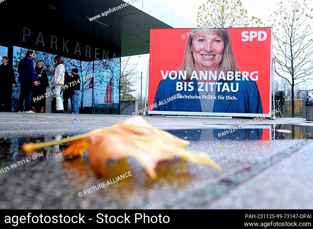 25 November 2023, Saxony, Neukieritzsch: Petra Köpping (SPD), Saxony's Minister of Social Affairs and top candidate for the 2024 state election