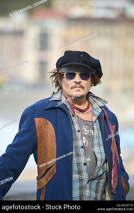 Johnny Depp attended 'Donostia Award' Photocall during 69th San Sebastian International Film Festival at Kursaal Palace on September 22