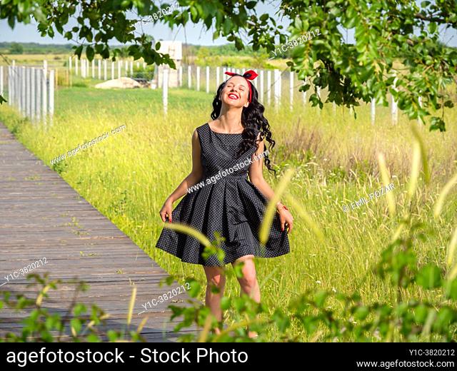 Young woman in nature