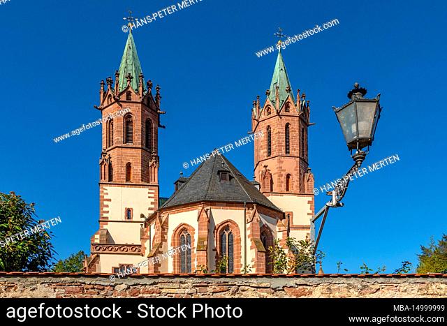St. Gallus Church, Ladenburg, Neckar, Baden-Württemberg, Germany