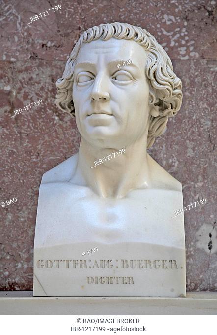 Bust of Gottfried August Buerger, German poet