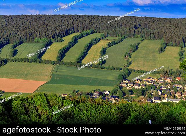 Ore Mountains: Landscape near Annaberg-Buchholz