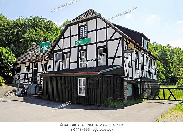 Museum of Pre-and Early History, Luisenhuette, cultural monument, Naturpark nature reserve Homert, Wocklum, Balve, Sauerland, North Rhine-Westphalia, Germany