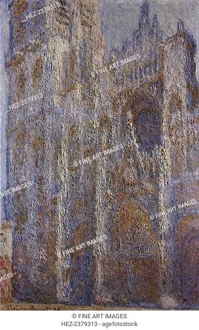'Rouen Cathedral, Noon (Le Portal et la Tour D'Albane)', 1893-1894. Found in the collection of the State A Pushkin Museum of Fine Arts, Moscow
