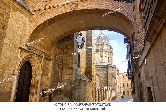 Toledo Cathedral Arch in Castile La Mancha of Spain