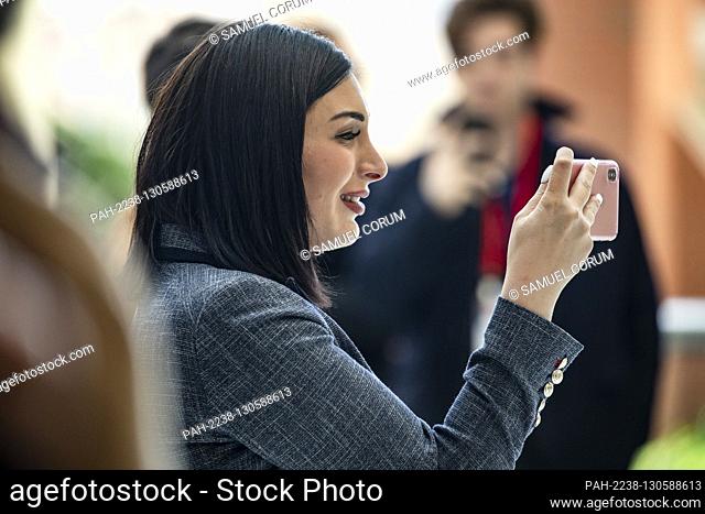 OXON HILL, Md. - FEBRUARY 27: Laura Loomer, an American conspiracy theorist and far-right internet personality, at the Conservative Political Action Conference