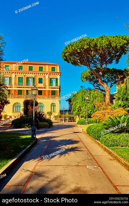 Sorrento, Italy - November 7, 2013: Sorrento is one of the towns of the Amalfi Coast, expensive and most beautiful European resort
