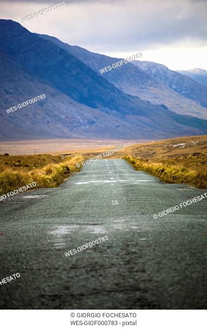 Ireland, Country road in Connemara