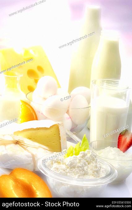 fruit, cheese, flour, ingredient, dairy product
