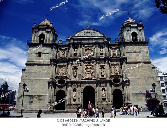 The Cathedral of Our Lady of the Assumption (Catedral de Nuestra Senora de la Asuncion), Oaxaca de Juarez (Unesco World Heritage List, 1987), Oaxaca