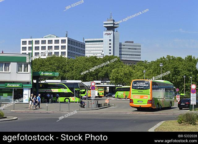 Central Bus Station, Messedamm, Westend, Charlottenburg, Berlin, Germany, Europe