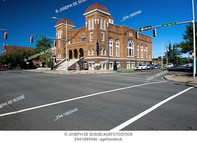 The 16th Street Baptist Church in Birmingham, Alabama It was bombed on Sunday, September 15, 1963 as an act of racially motivated terrorism  The explosion at...