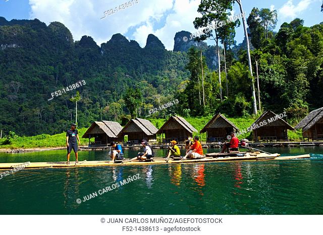 Ecolodge  Cheow Larn Lake  Khao Sok National Park  Suratthani Province, Thailand, Asia