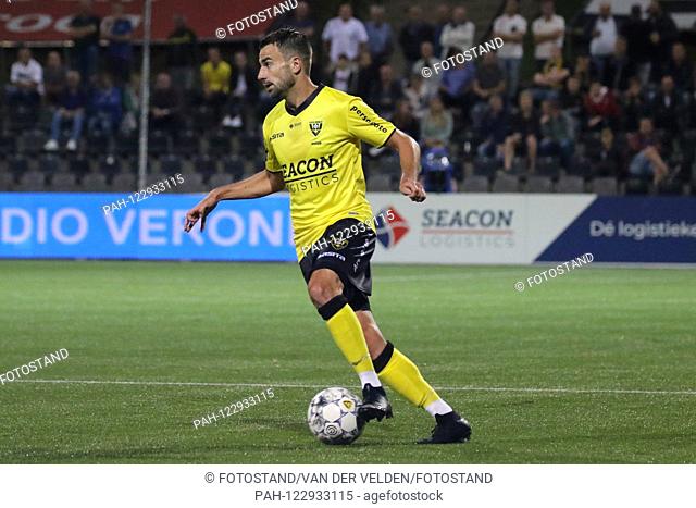 Venlo, The Netherlands 03. August 2019: Eredivisie - 19/20 - VVV Venlo. RKC Waalwijk Roel Janssen (VVV Venlo), Action / Single Image / Cut Out / with Ball / |...