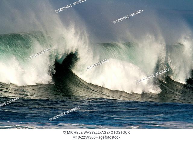 Waves in Morro Bay, California, USA
