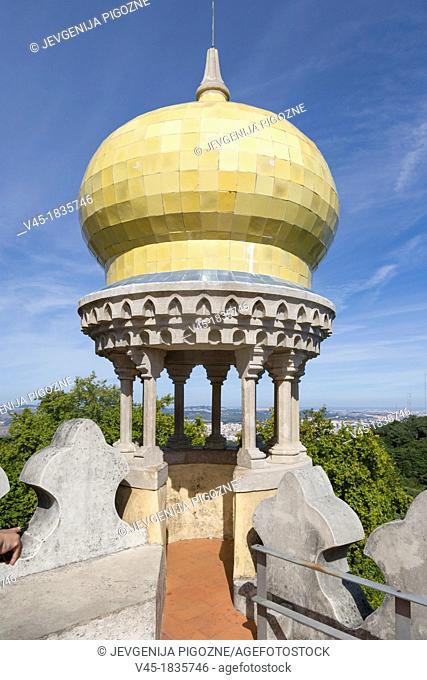The Tower, Palacio Nacional da Pena, Sintra Cascais Natural Park, Grande Lisboa, Lisbon Region, Portugal