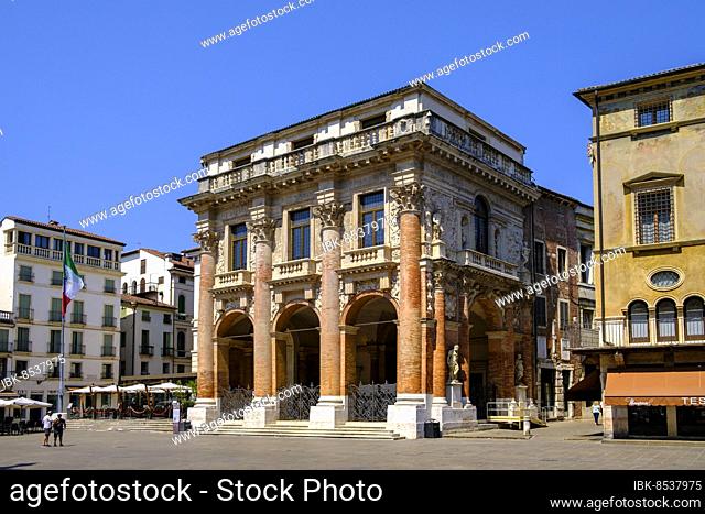 Loggia del Capitaniato, Piazza dei Signori, Vicenza, Veneto, Italy, Europe