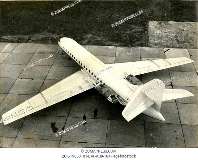 Jan. 01, 1965 - New 'Caravelle for Sud Aviation . The new IO B.I.R Caravelle is New Being Tested at Toule. OPS A view of the New ' Caravelle' (Credit Image: ©...