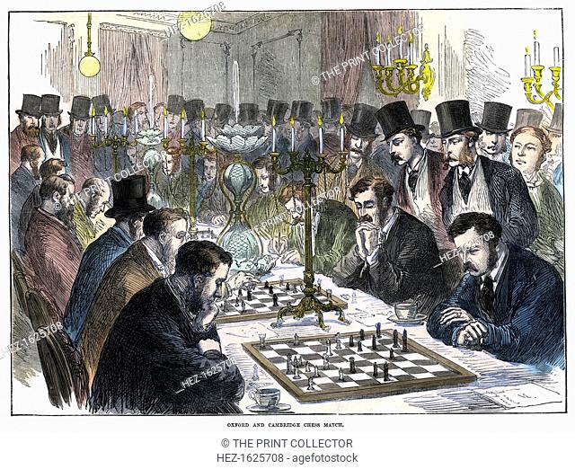 Oxford and Cambridge Chess Match', 19th century