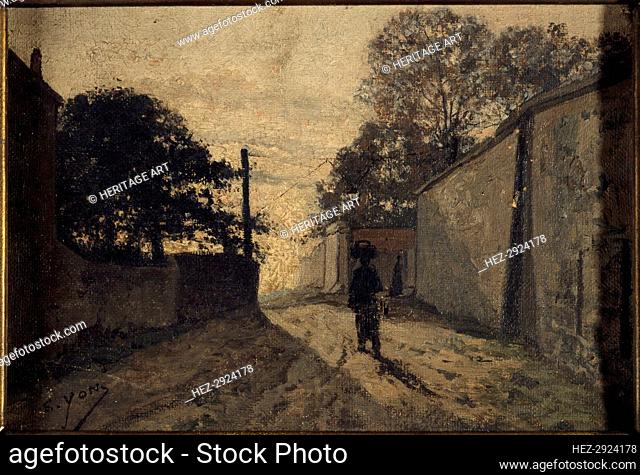 Rue Saint-Vincent in Montmartre, c1865. Creator: Edmond Charles Joseph Yon