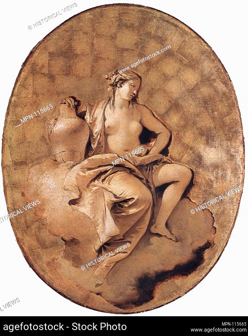 A Female Allegorical Figure. Artist: Giovanni Battista Tiepolo (Italian, Venice 1696-1770 Madrid); Date: ca. 1740-50; Medium: Oil on canvas