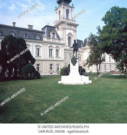 Das Schloss Feštetics in Keszthely, Ungarn 1984. Feštetics'Palace in Keszthely, Hungary 1984